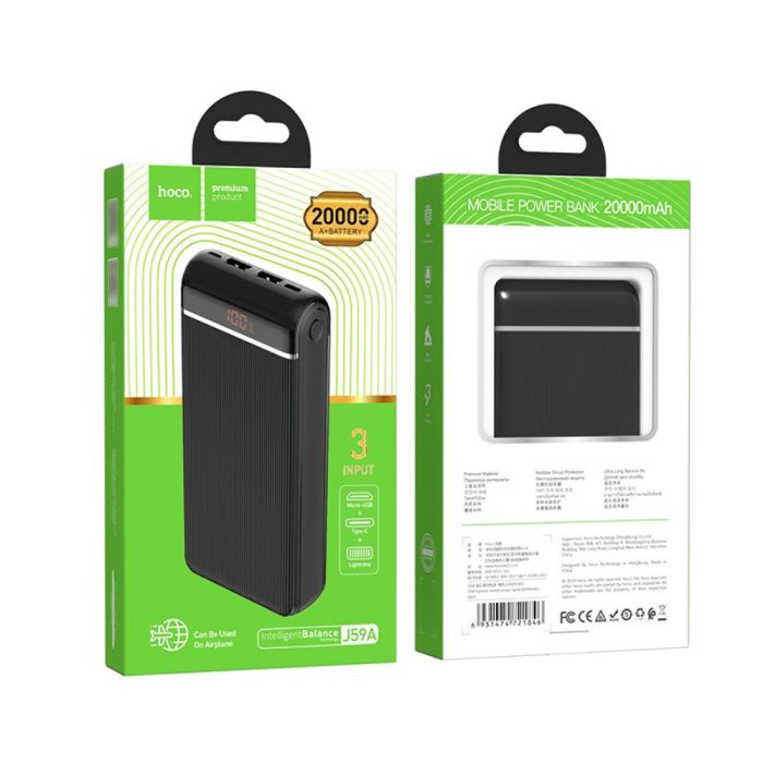 Hoco J59A 20000 mAh чорний