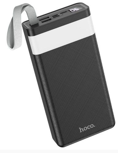 Hoco J73 Powerful із ліхтарем 30000 mAh зарядка Чорний