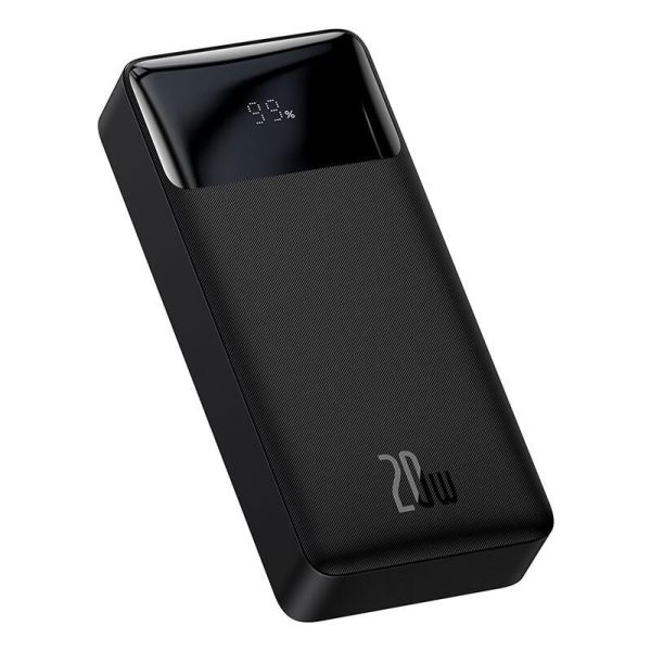 Повербанк BASEUS Bipow Digital Display Power bank 20000mAh | 2USB / 1Type-C, PD / QC, 20W, 3A |. Black
