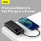 Baseus Bipow Digital Display 20000 mAh | 2USB / 1Type-C, PD / QC, 20W, 3A |. Black