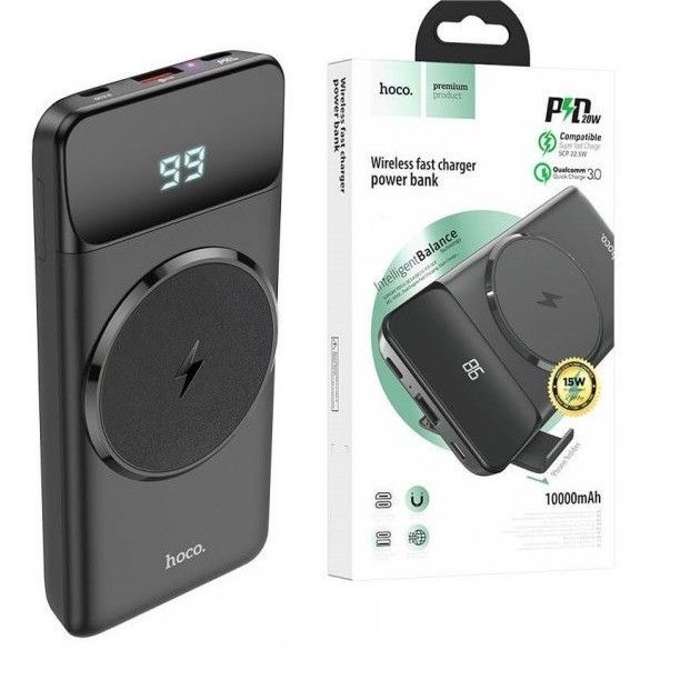 Hoco Magnetic Wireless 10000 mAh USB/Type-C