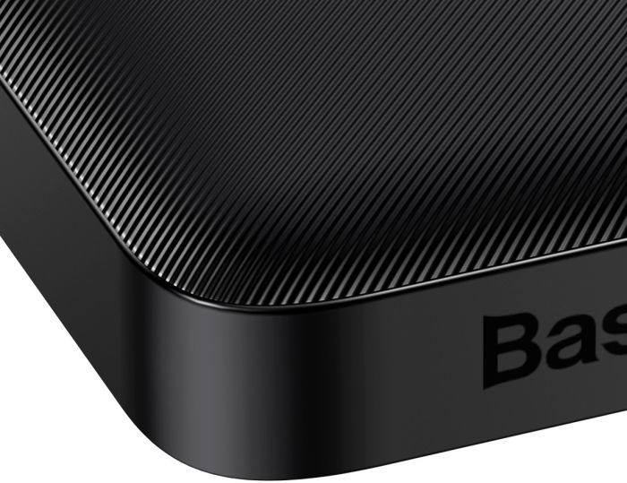 Baseus Bipow Digital Display 10000 mAh | 2USB / 1Type-C, 3A / 15W, QC |. Black