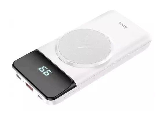 Hoco Magnetic Wireless 10000 mAh USB/Type-C white