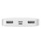 Baseus 10000 mAhBipow Digital Display | 2USB / 1Type-C, 3A / 15W, QC |. White