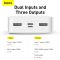 Baseus Bipow Digital Display 20000 mAh | 2USB / 1Type-C, 3A / 15W, QC |. White