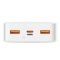 Baseus 20000 mAhBipow Digital Display | 2USB / 1Type-C, PD / QC, 20W, 3A |. White