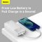 Baseus Bipow Digital Display 30000 mAh | 2USB / 1Type-C, PD / QC, 20W, 3A |. White