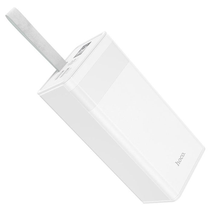 Hoco 40000 mAh Quick Charge 2xUSB/1xType-C, PD/QC, 3A/22.5W для iPhone, Android, Xiaomi, Samsung, Huawei white