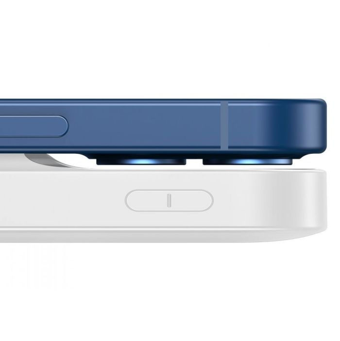 Baseus Magnetic wireless Quick Charge 10000 mAh 20W для iPhone 12-13|12-13 Pro|Max|Watch| AirPods| iPad| Samsung| Xiaomi| Huawei| Lenovo| Oppo White