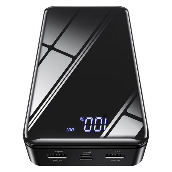 Внешний портативный аккумулятор power bank BOROFONE BJ8 30000mAh 2USB/1Type-C/5V / 2A Black (BJ8)