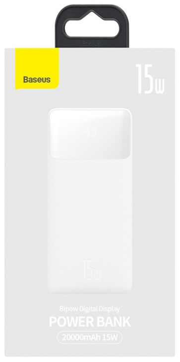 Baseus Bipow 20000 mAh 15 W White (PPDML-J02)