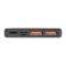 Baseus Adaman Metal Digital Display 10000 mAh (2USB/Type-C/Lightning, 22.5W/5A). Black