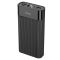 Hoco Premium J85 Type-C, USB, Micro-USB (2A, 20000 mAh, USB Type-С, портативна зарядка) powerbank - Чорний