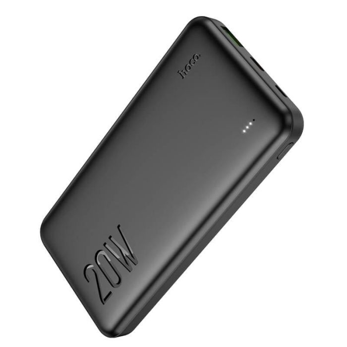 Hoco Tacker J87 10000 mAh |1USB/1Type-C, 20W/3A, QC/PD| Black з швидкою зарядкою (J87B)
