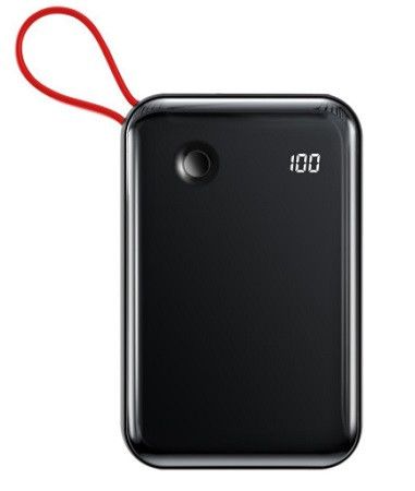 Baseus Mini S Digital Display 3A 10000 mAh Type-C Cable PPXF-A01 Black