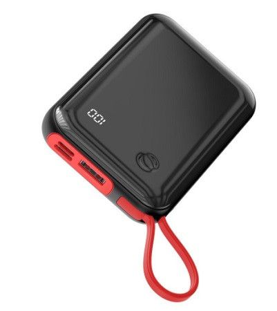 Baseus Mini S Digital Display 3A 10000 mAh Type-C Cable PPXF-A01 Black