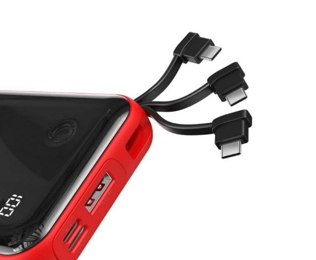 Baseus Mini S Digital Display 3A 10000 mAh Type-C Cable PPXF-A01 Black
