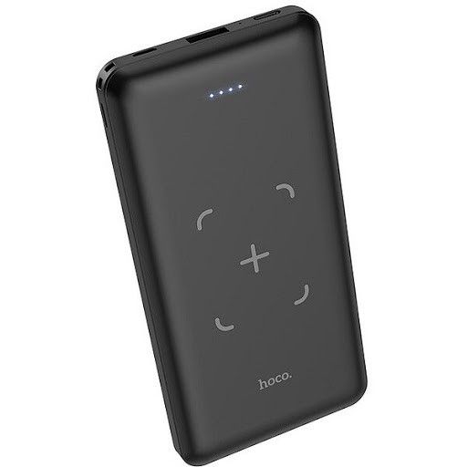 Павербанк Hoco 10000mAh з бездротовою зарядкою для iPhone/Android