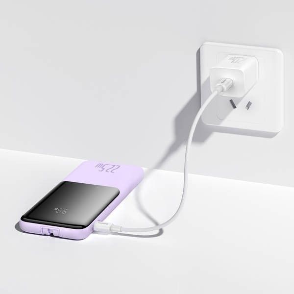 Baseus Elf Digital Display Fast Charge 10000 mAh 22.5W PPJL010005 Purple