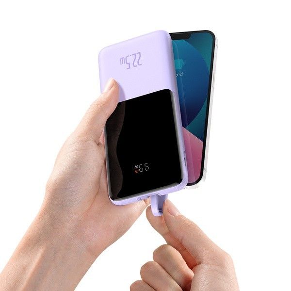 Baseus Elf Digital Display Fast Charge 10000 mAh 22.5W PPJL010005 Purple