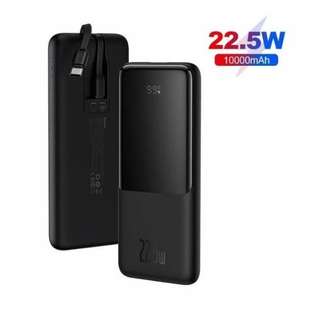 Baseus Elf Digital Display Fast Charge 10000 mAh 22.5W PPJL010001 Black