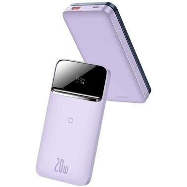 Baseus Wireless Charger Magnetic 20W 10000 mAh 20W PPCX010005 Purple