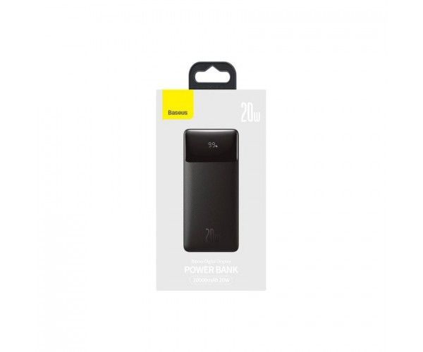 Baseus Bipow Digital Display 20W 20000 mAh Black (PPDML-M01)