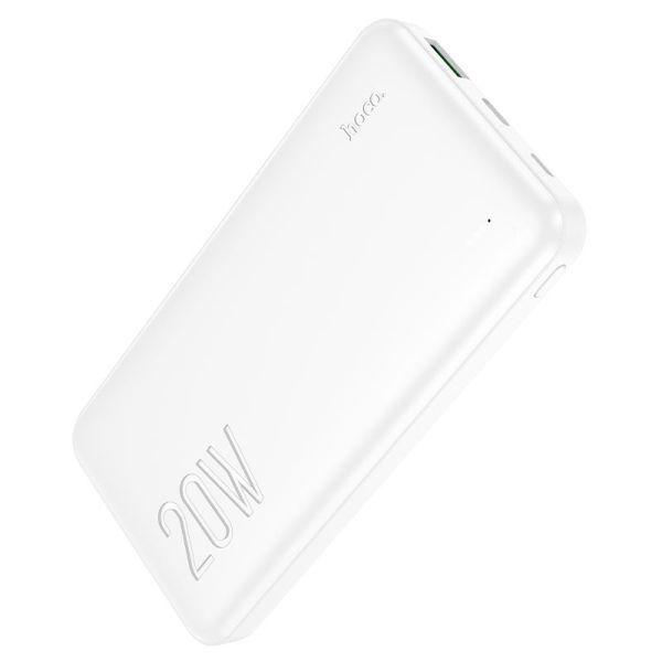 Портативное зарядное устройство Power Bank Hoco J87 Tacker PD20W+QC3.0 10000 mAh Белый (9340340)