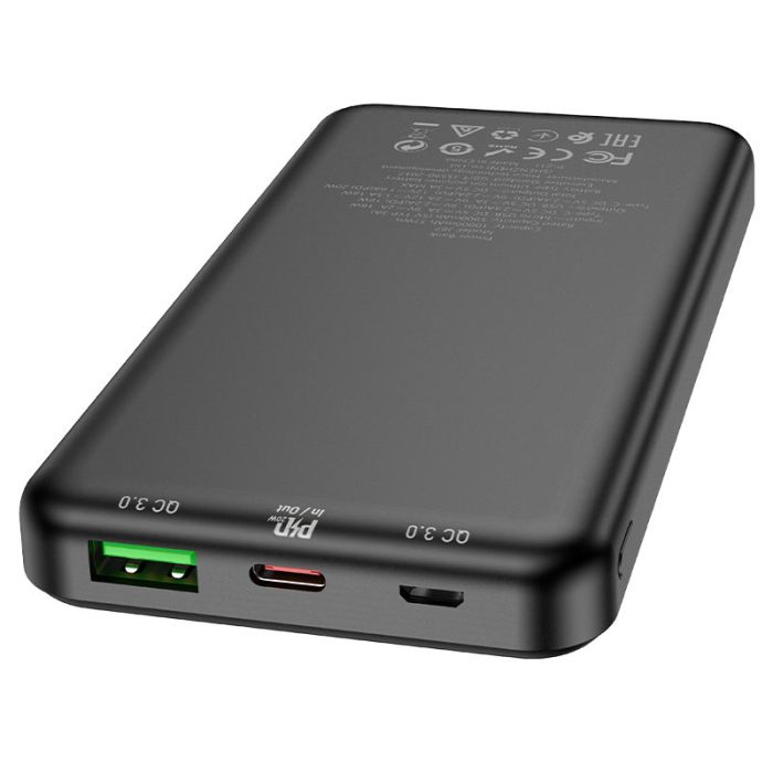 Hoco J87 Tacker PD20W+QC3.0 10000 mAh Черный (4330257)