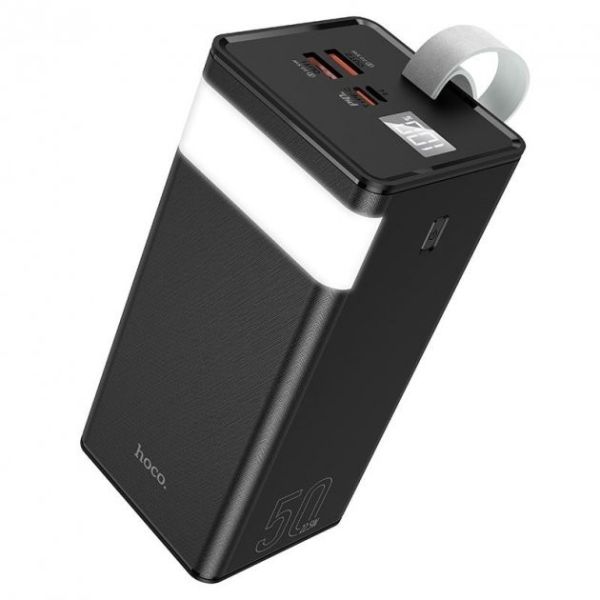 Hoco Fully Compatible 22.5W 50000 mAh 2xUSB/Type-C black