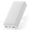 Baseus (20000 mAh 15W з Led дисплеєм 2xmicro USB 2xType-C) - Білий