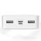 Baseus (20000 mAh 15W з Led дисплеєм 2xmicro USB 2xType-C) - Білий
