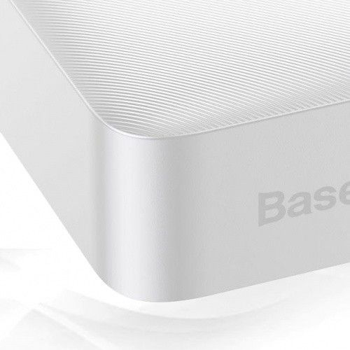 Baseus (20000 mAh 15W з Led дисплеєм 2xmicro USB 2xType-C) - Білий