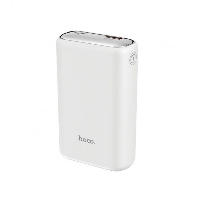 Hoco Q1A з Led зарядкою (20000 mAh 1USB/1Type-C, 3.7 V, 77Wh 3А) - Білий