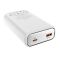 Hoco Q1A з Led зарядкою (20000 mAh 1USB/1Type-C, 3.7 V, 77Wh 3А) - Білий