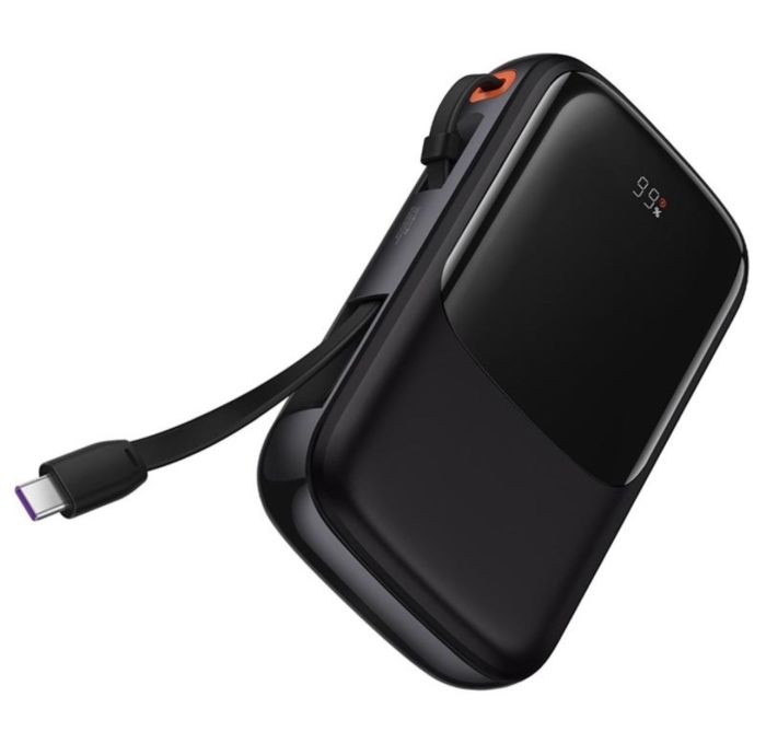 Baseus Qpow Pro на 20 Ватів 10000 mAh з вбудованим зарядним кабелем LED-дисплеєм