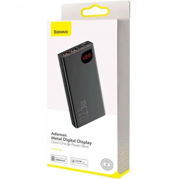 Baseus  Adaman Metal Digital Display 10000 mAh PPIMDA-B0A Black