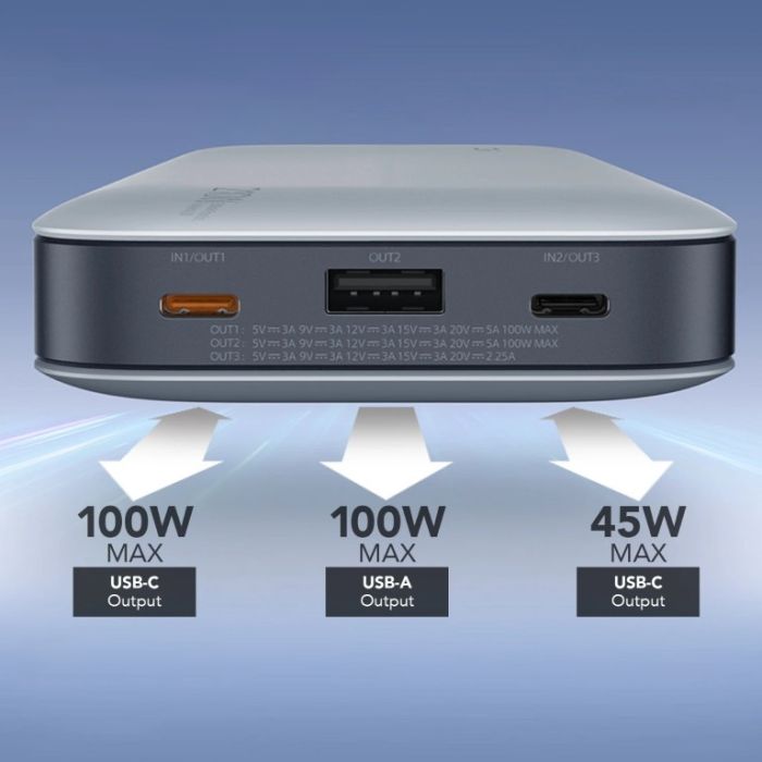 Xiaomi ZMI No. 20 Model 25000 mAh 210W Backup Battery (QB826G) Grey