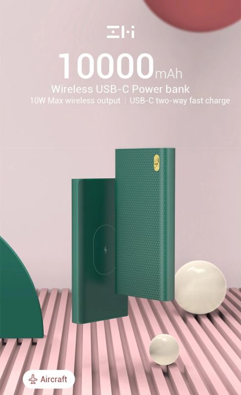 Xiaomi ZMI 10000 mAh 22.5W Wireless Charger ( WPB01 ) Green ( )