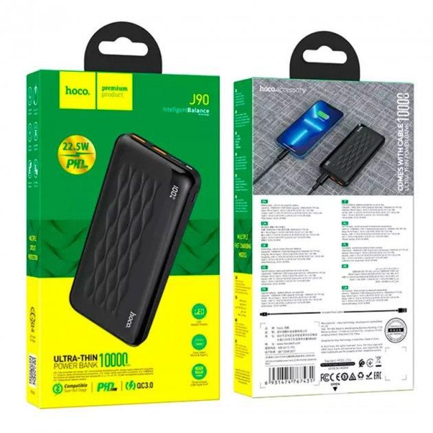 Hoco J90 10000 mAh PD20W 22.5W Black