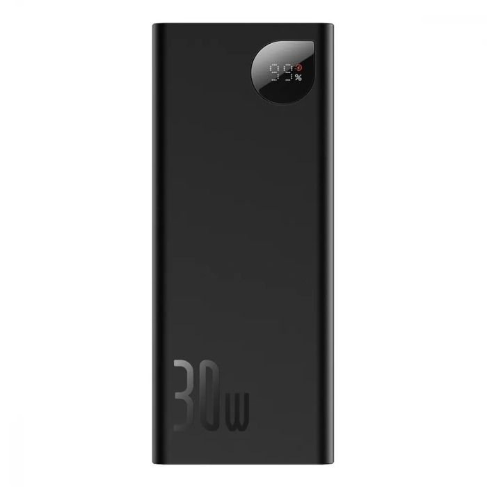 Baseus Adaman Metal Display 20000 mAh 30W Quick Charge для iPhone/Samsung/Xaomi/Huawei