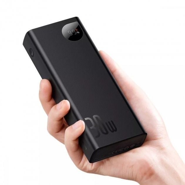 Baseus Drop Display 20000 mAh |30W , Type-C/2USB| black