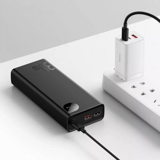Baseus Drop Display 20000 mAh |30W , Type-C/2USB| black