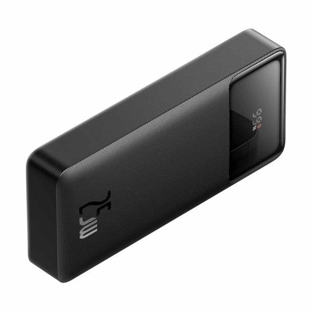 Baseus Quick Charge 20000 mAh 25W з кабелем USB-C 60W (20V/3A) black