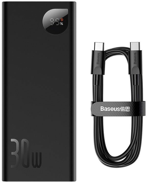 Baseus Adaman Metal 10000 mAh 30W Black (PPAD040101)