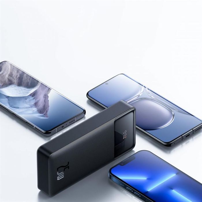 Baseus Bipow Digital Display Fast Charge 20000 mAh 25W Black (PPBD25K) [73036]