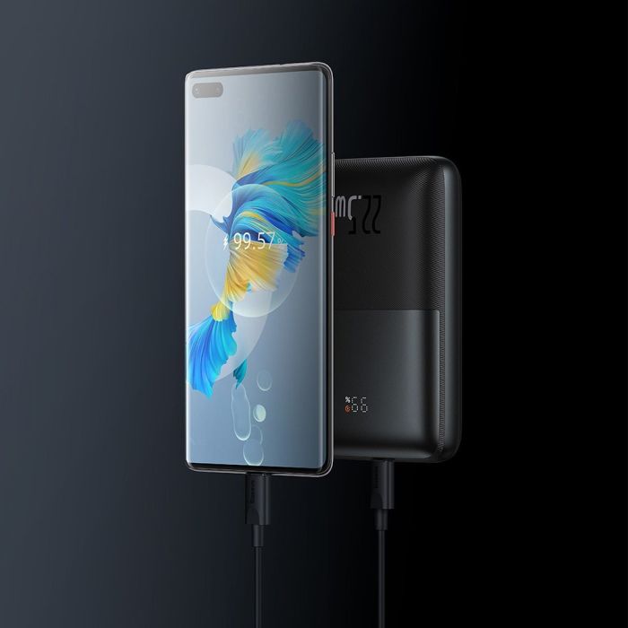 Baseus 20000 mAh 22,5 Вт USB Чорний