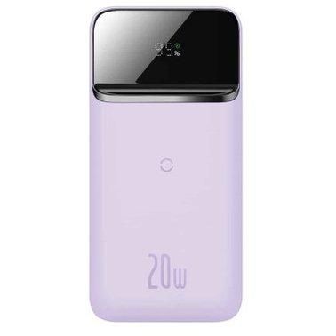 Портативна батарея Powerbank Baseus Magnetic Wireless Quick Charging 20W 10000 mAh PPCX010005 Purple