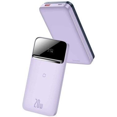 Baseus  Magnetic Wireless Quick Charging 20W 10000 mAh PPCX010005 Purple