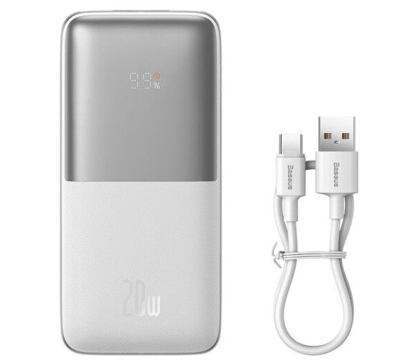 Baseus Bipow Pro 10000 mAh 20W (PPBD040101) White